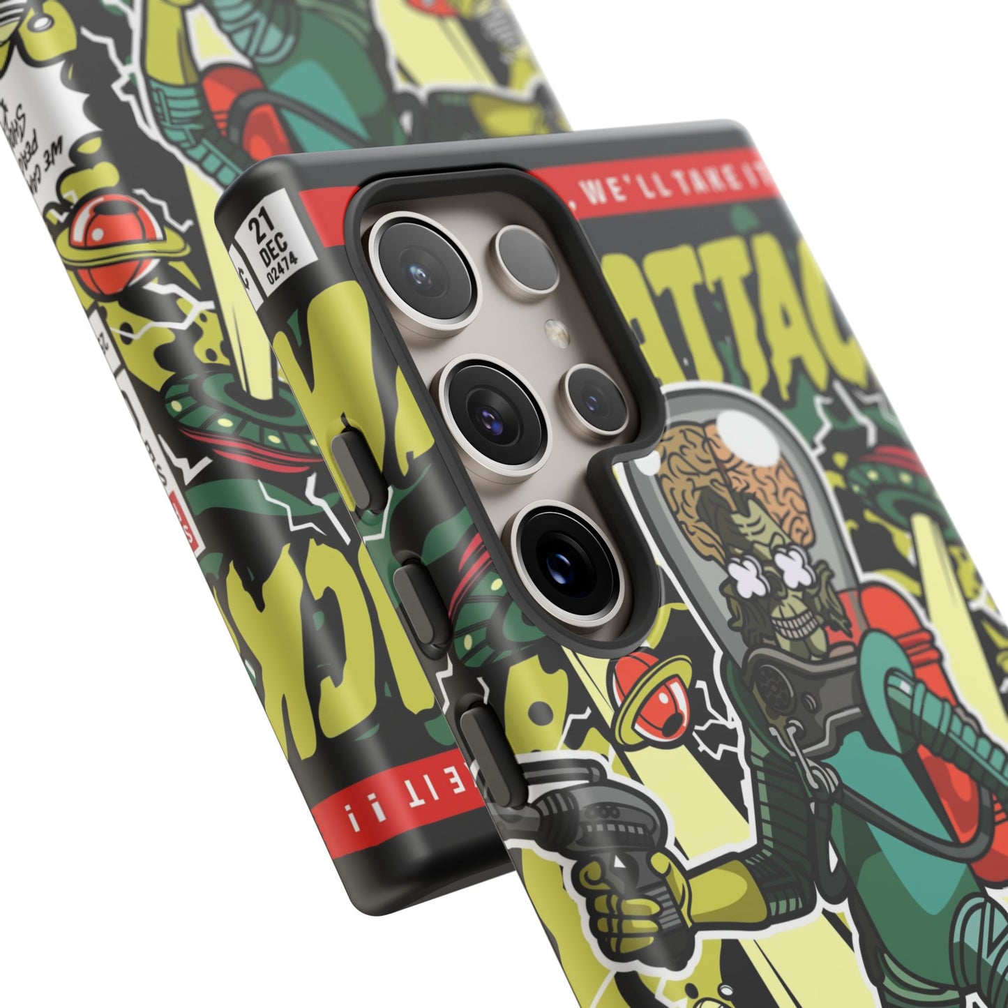 Mars Attack Comic Phone Case