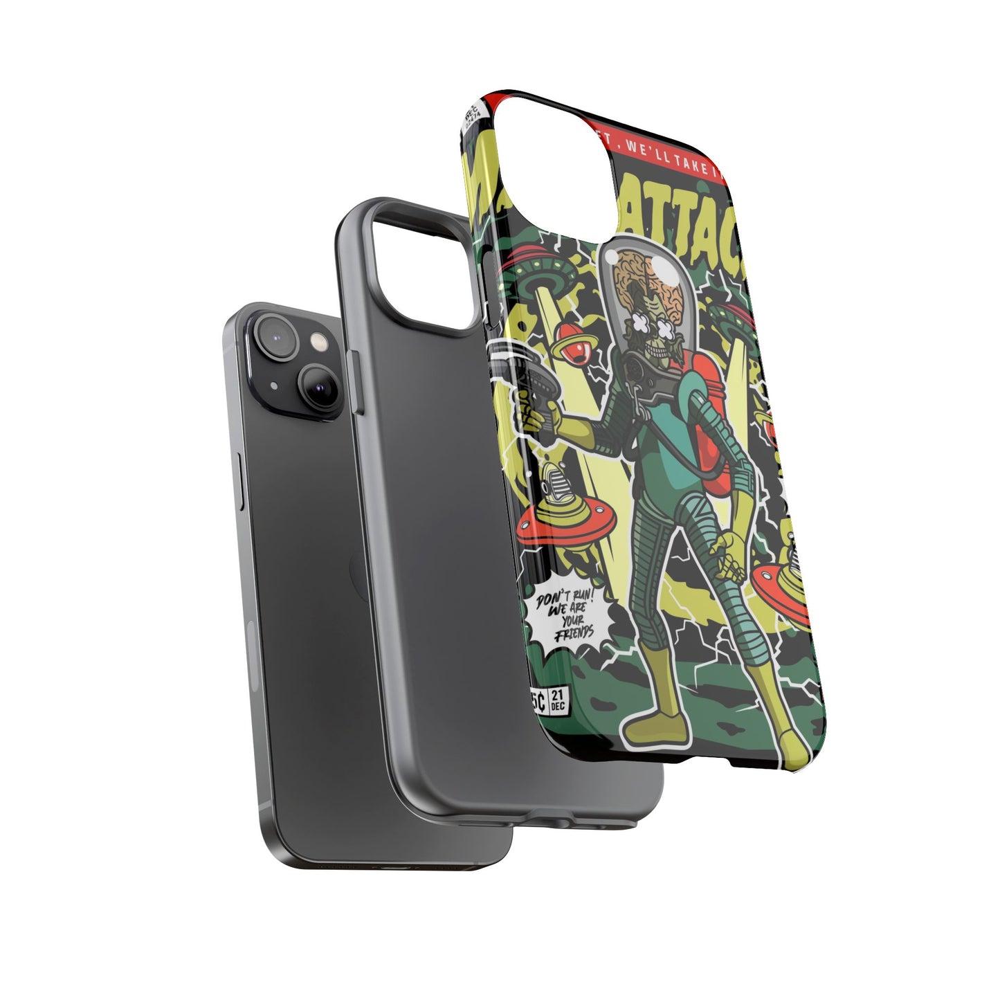 Mars Attack Comic Phone Case