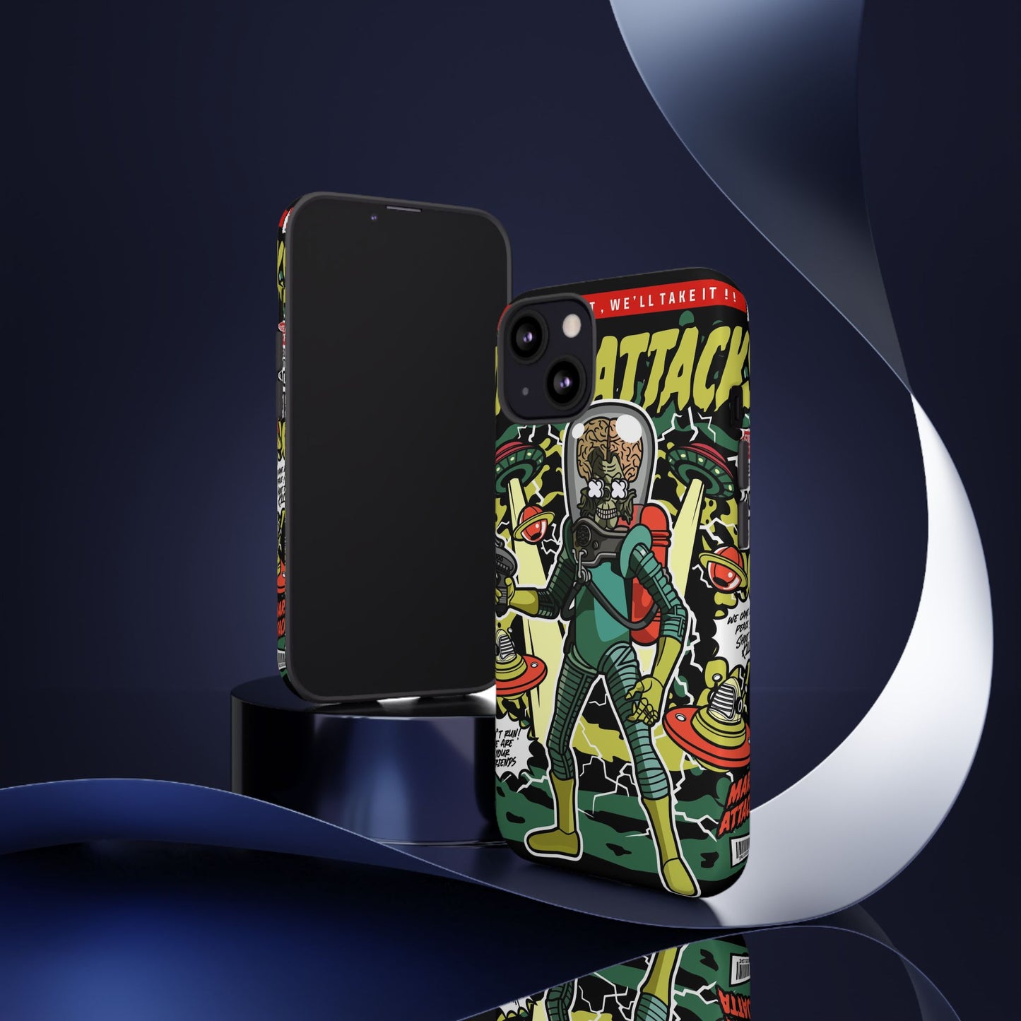 Mars Attack Comic Phone Case