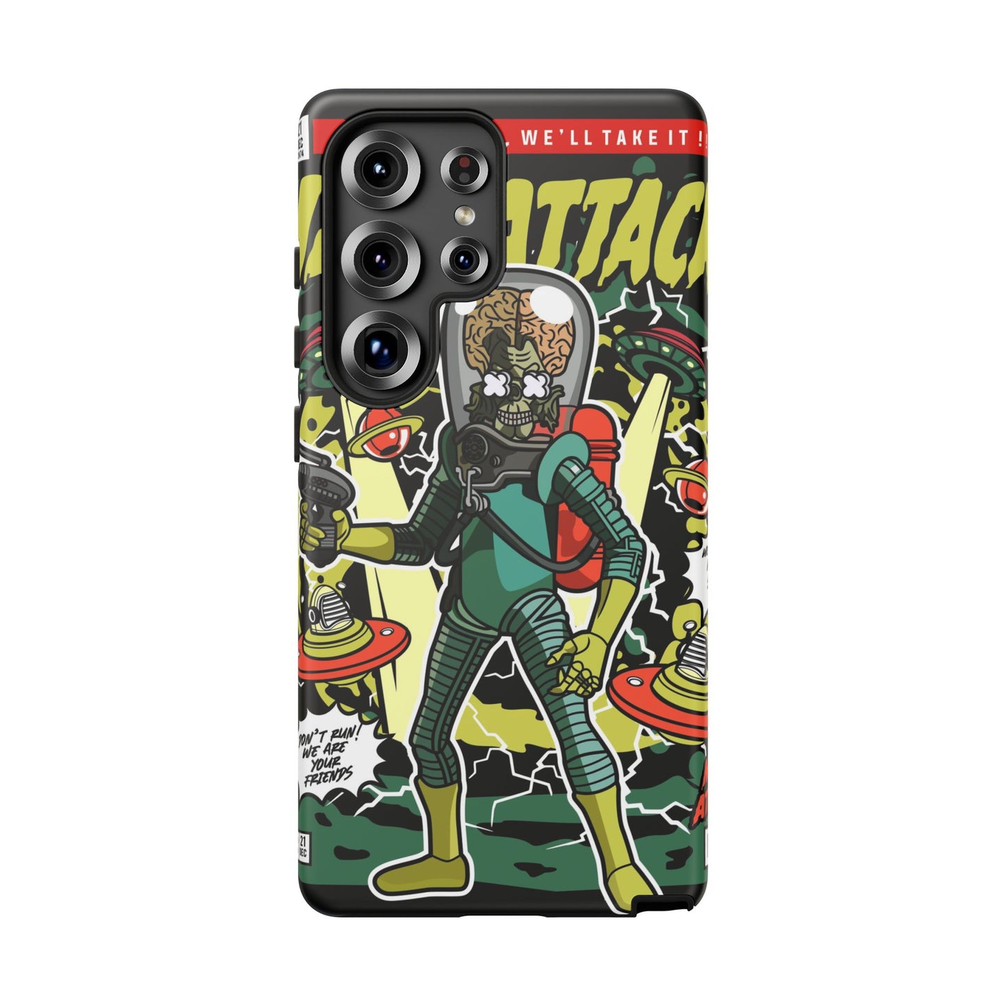Mars Attack Comic Phone Case