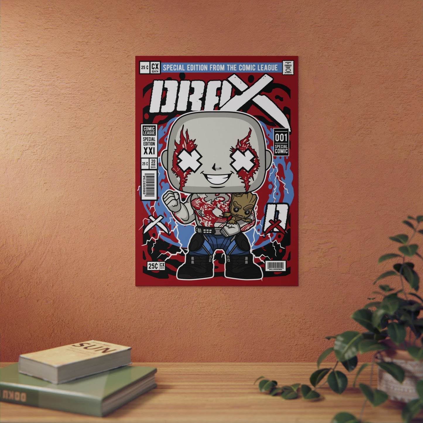 Drax Metal Poster