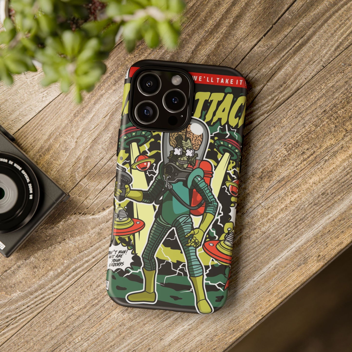Mars Attack Comic Phone Case