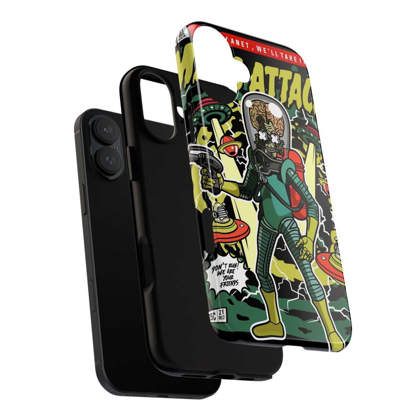 Mars Attack Comic Phone Case