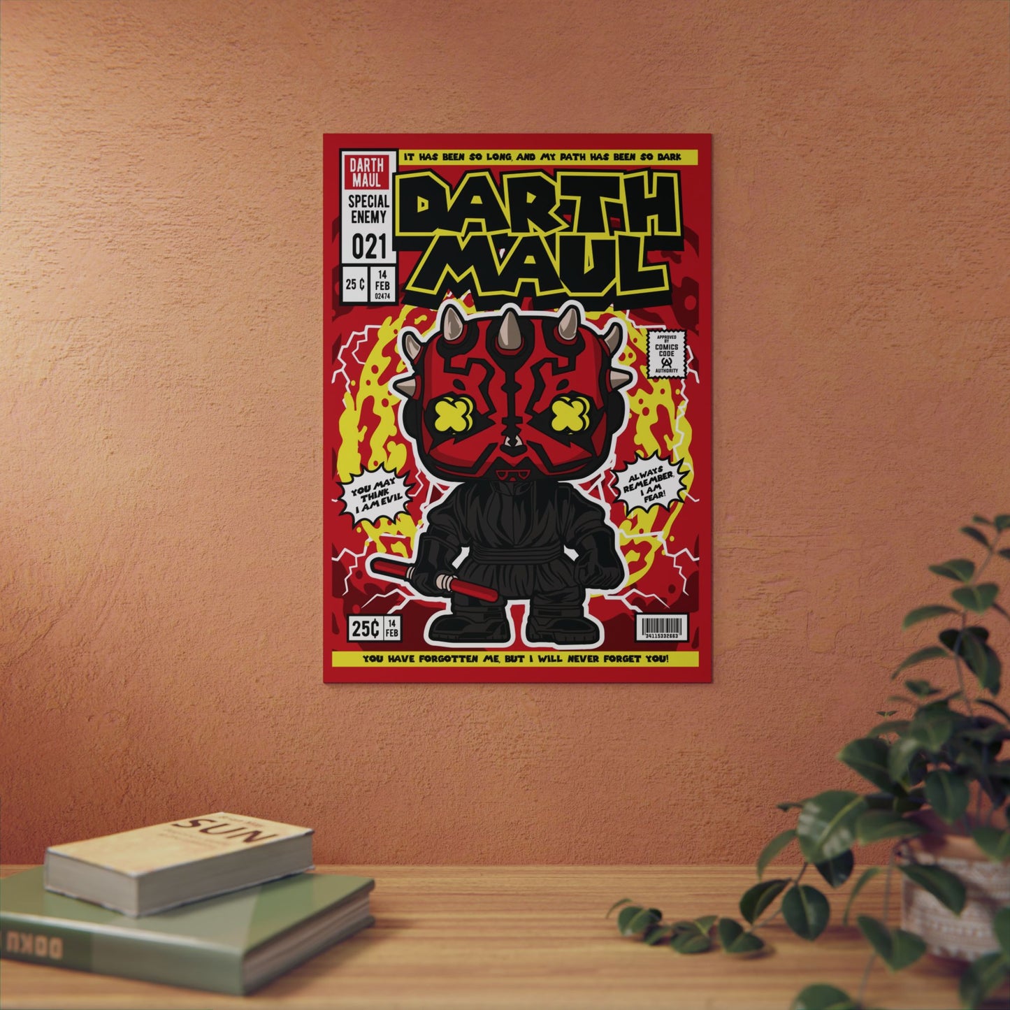 Darth Maul Metal Poster