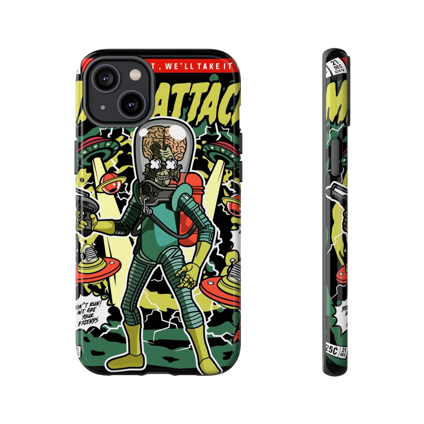 Mars Attack Comic Phone Case