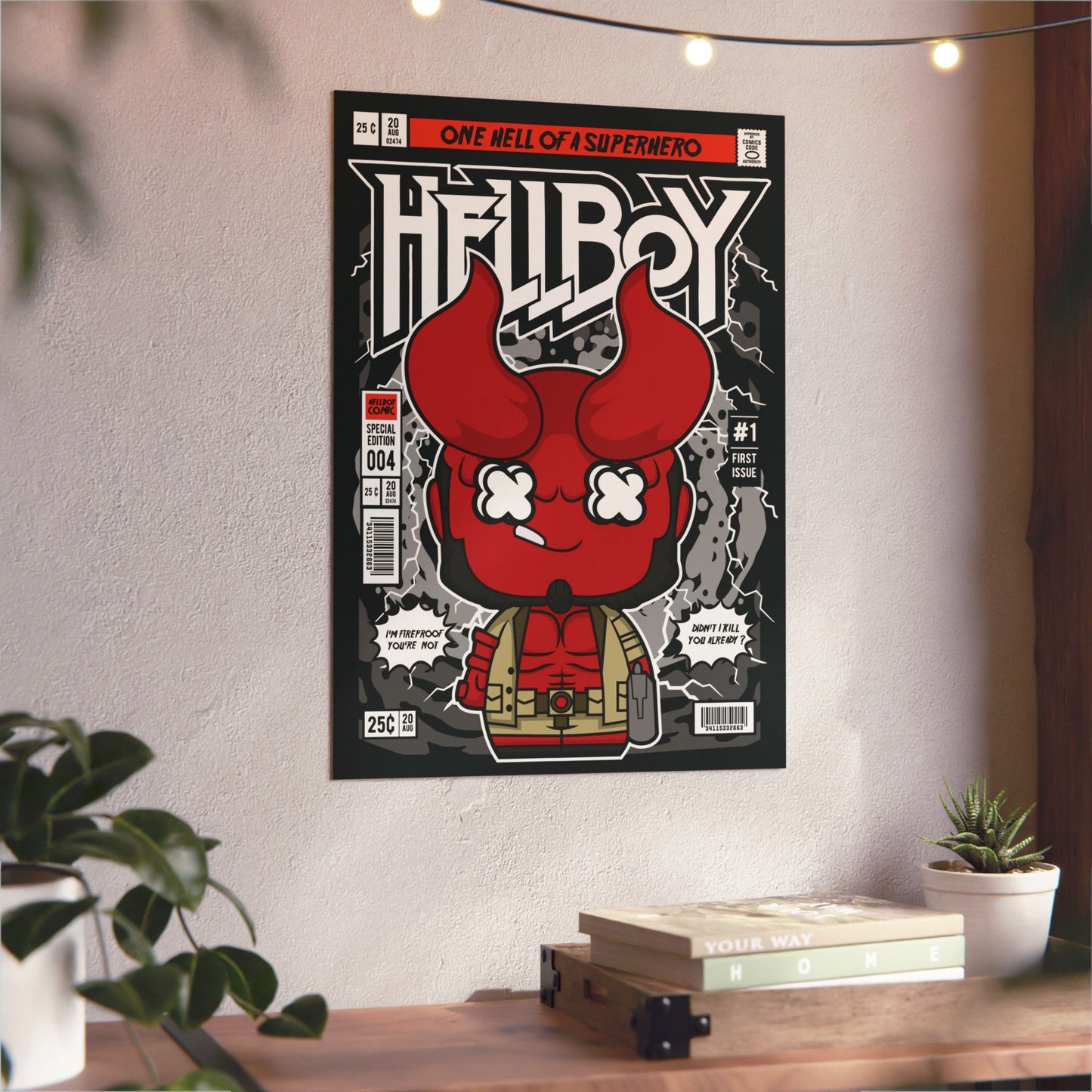 Hell Boy Metal Poster
