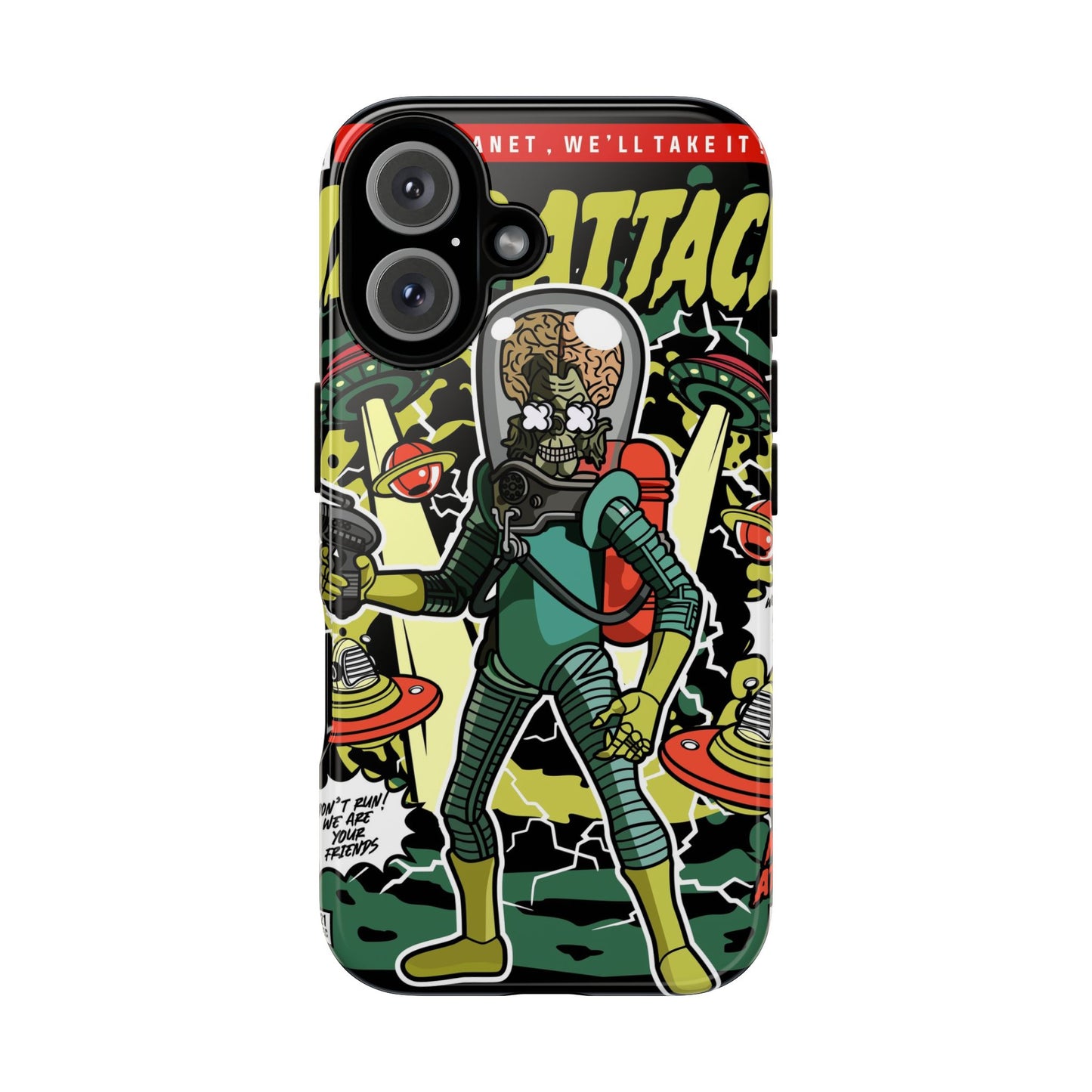 Mars Attack Comic Phone Case