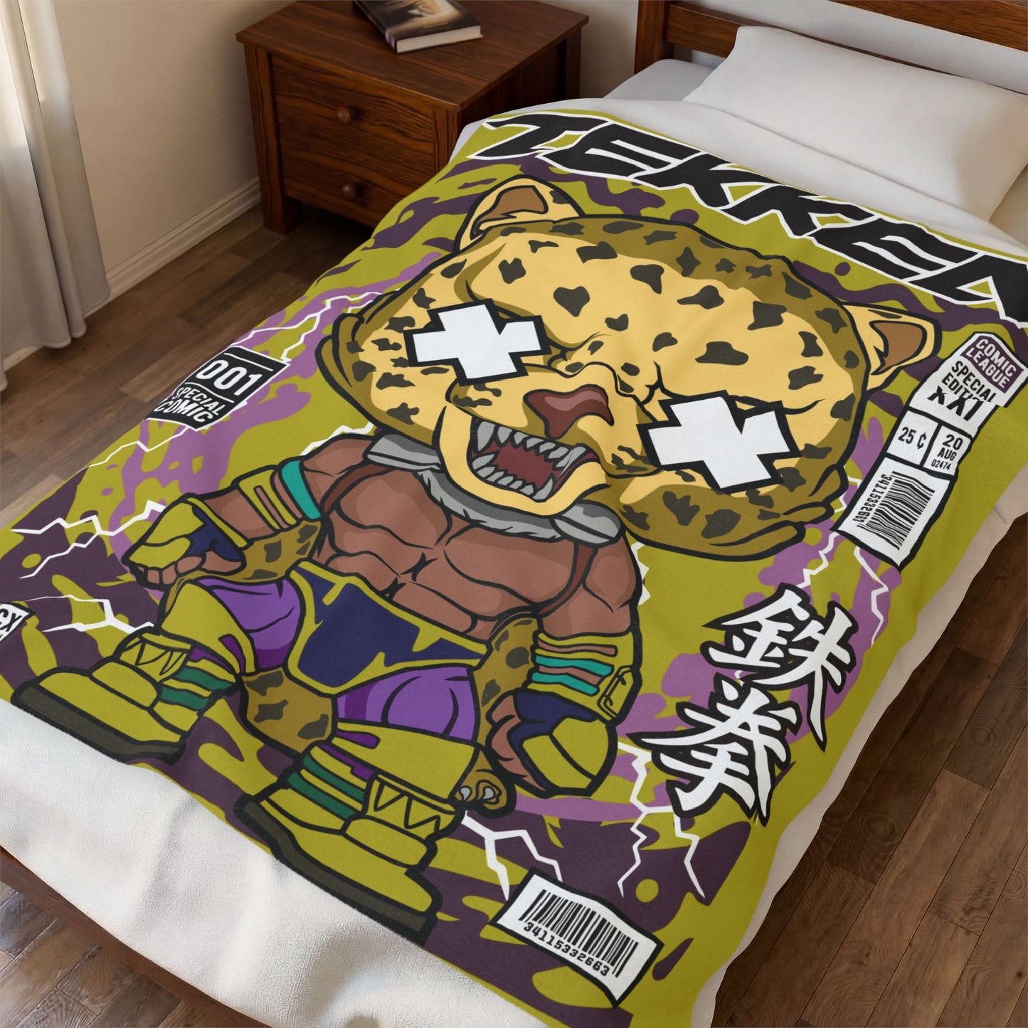 King Tekken Plush Blanket