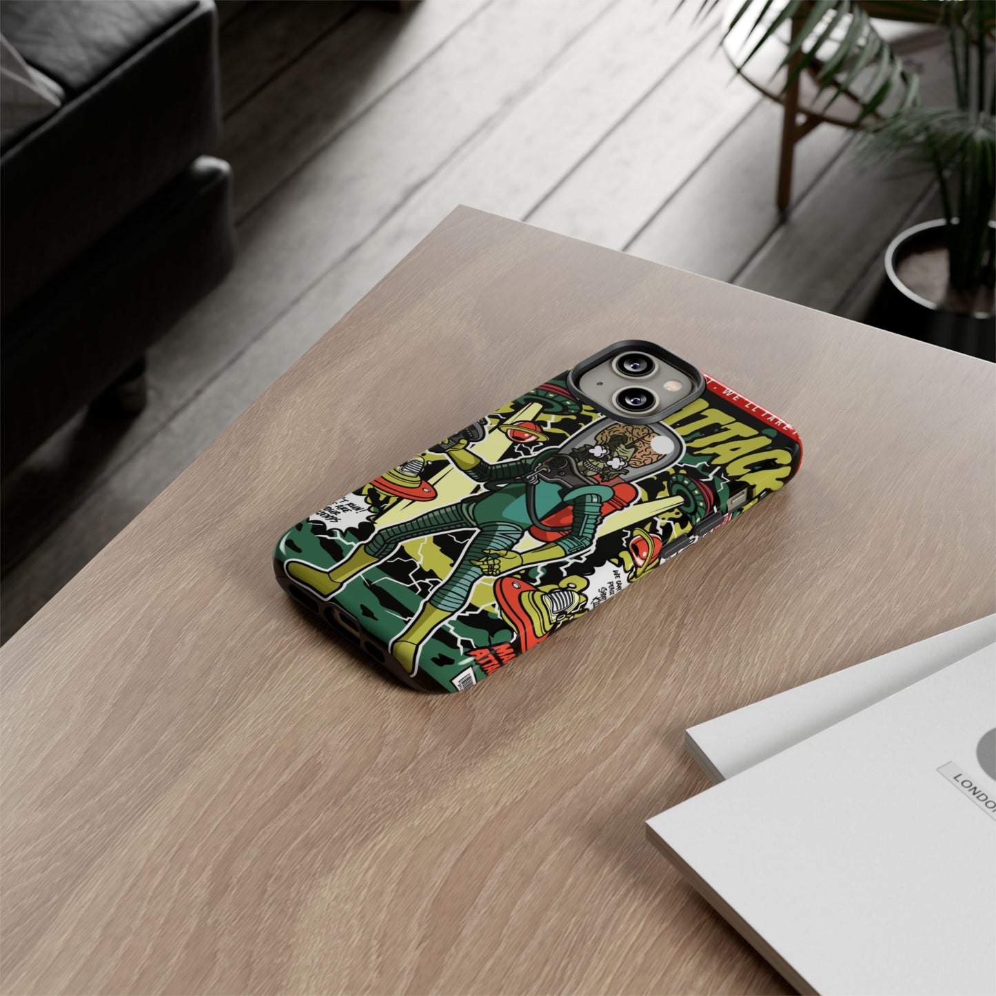 Mars Attack Comic Phone Case