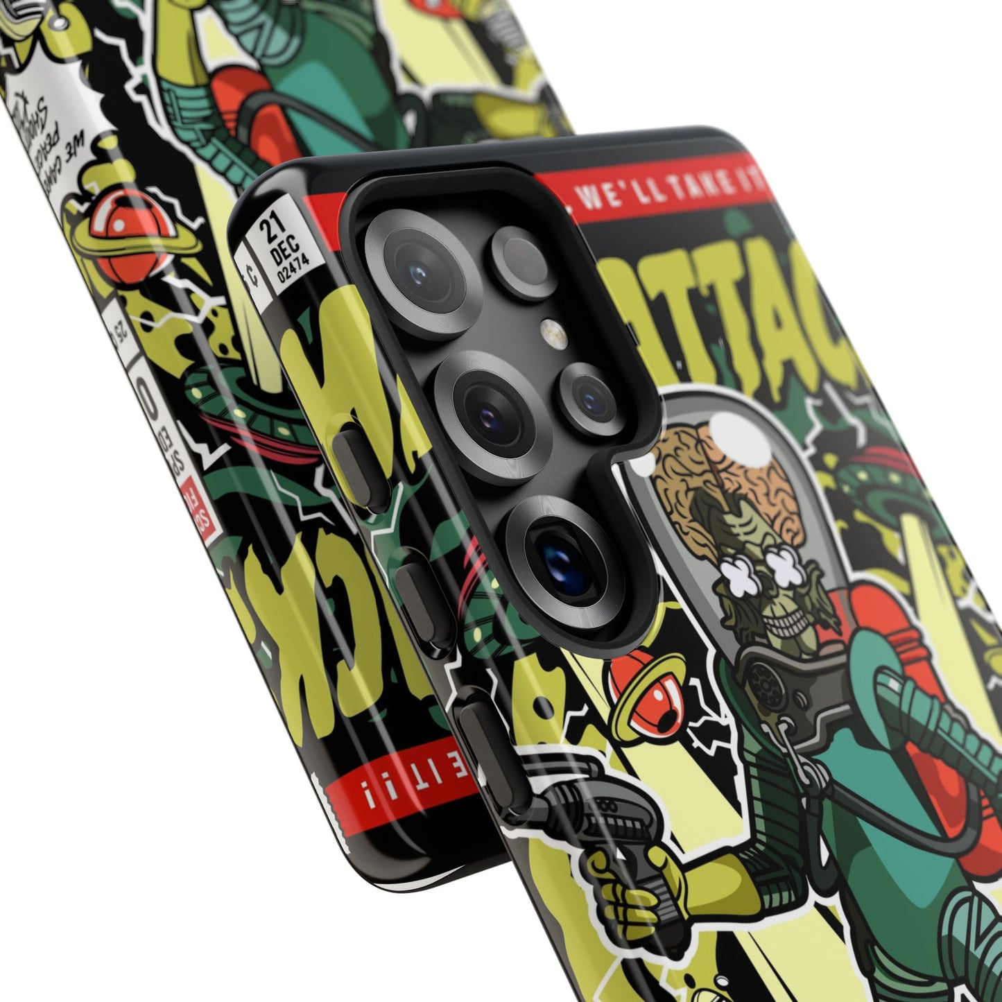 Mars Attack Comic Phone Case