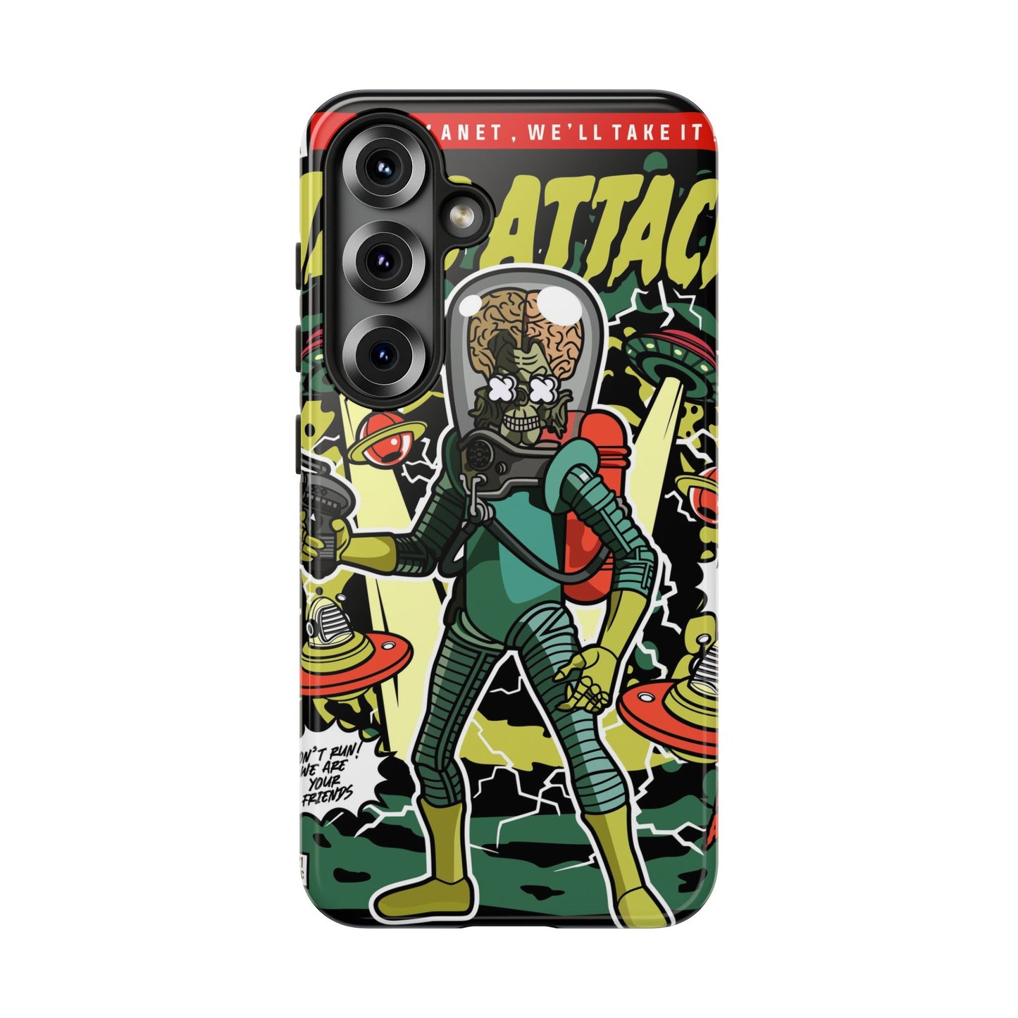Mars Attack Comic Phone Case