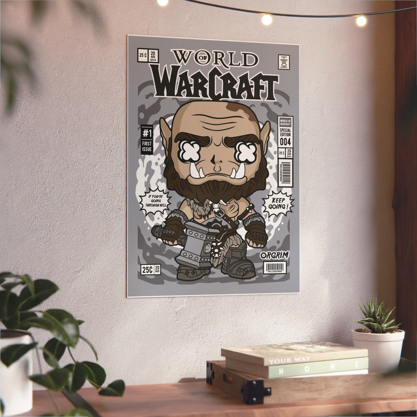 WoW Orc Metal Poster
