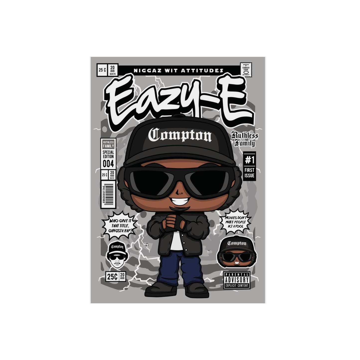 Eazy E Metal Poster