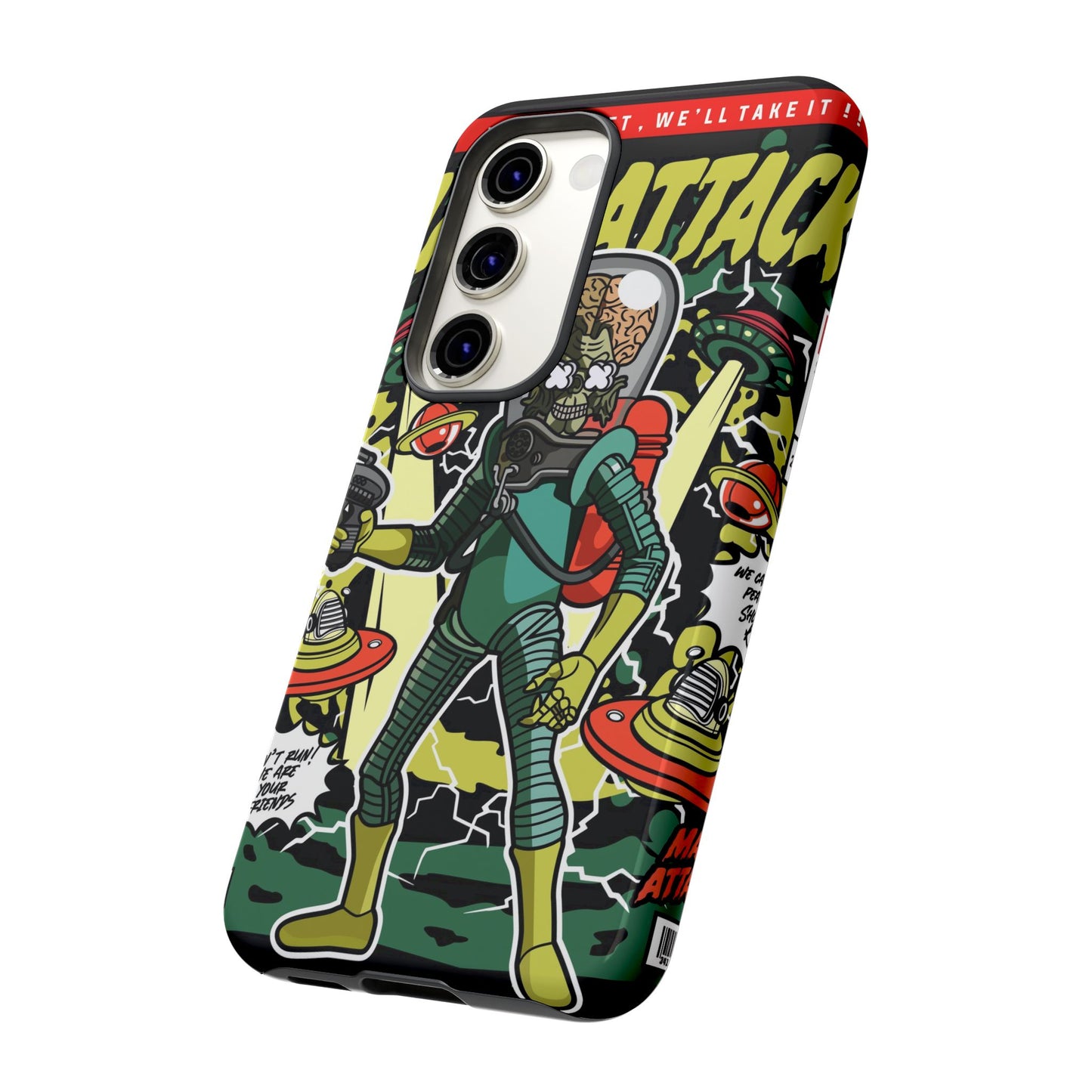 Mars Attack Comic Phone Case