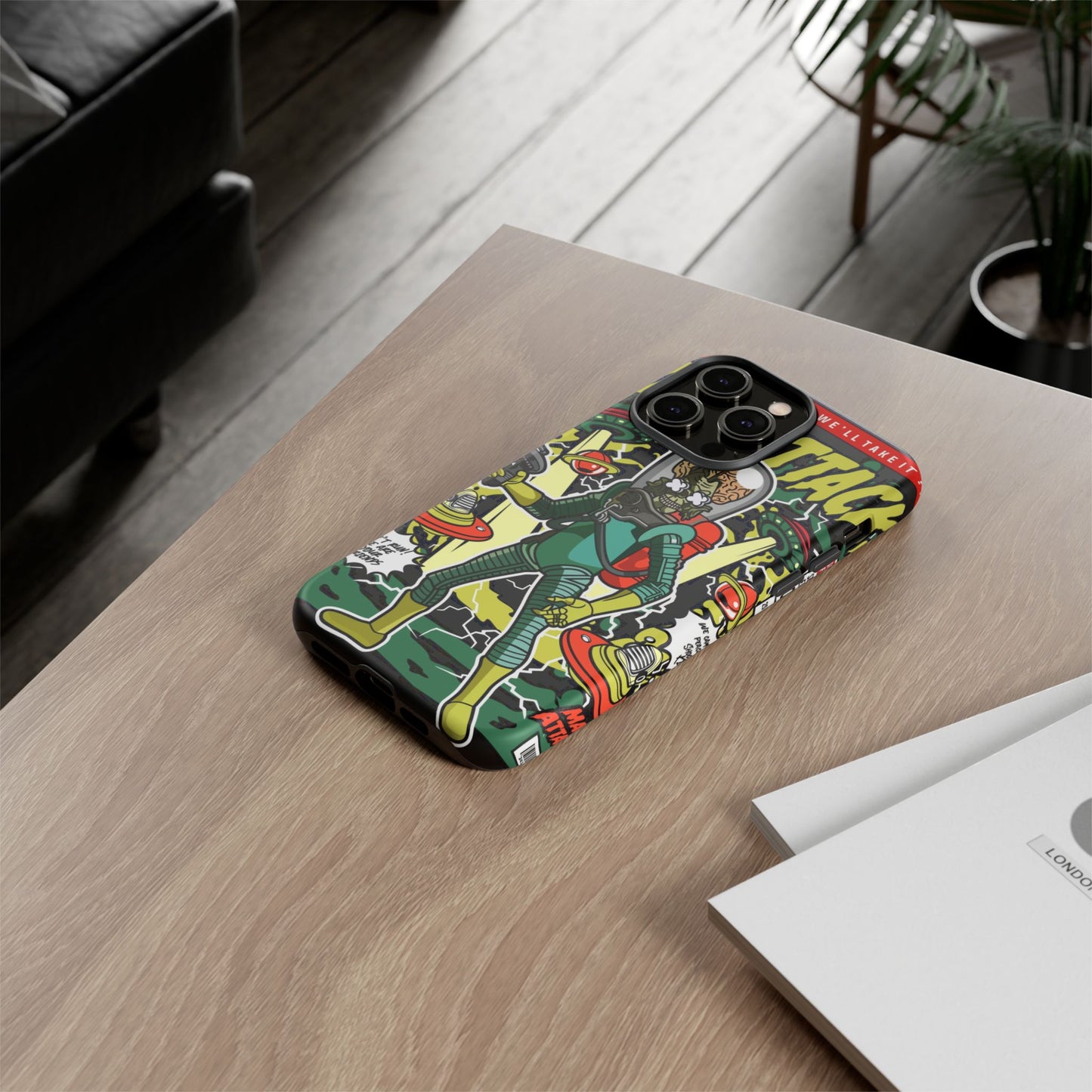 Mars Attack Comic Phone Case