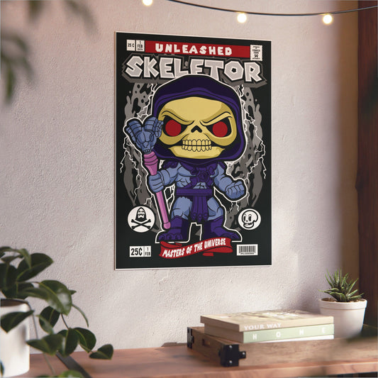 Skeletor Metal Poster