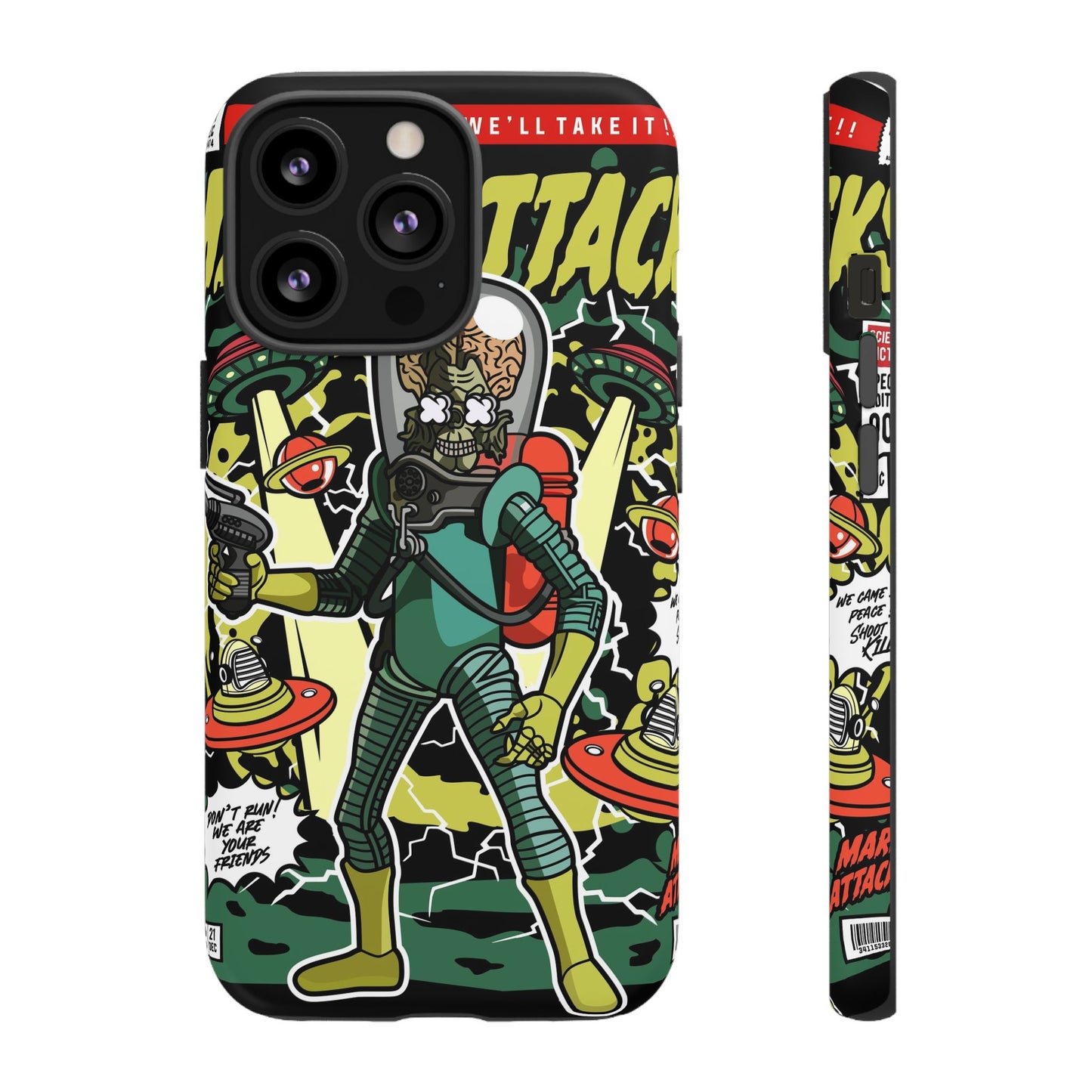 Mars Attack Comic Phone Case
