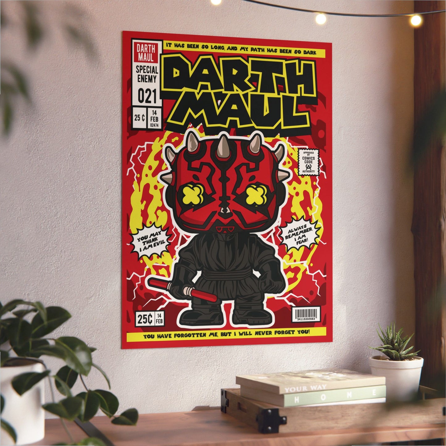 Darth Maul Metal Poster