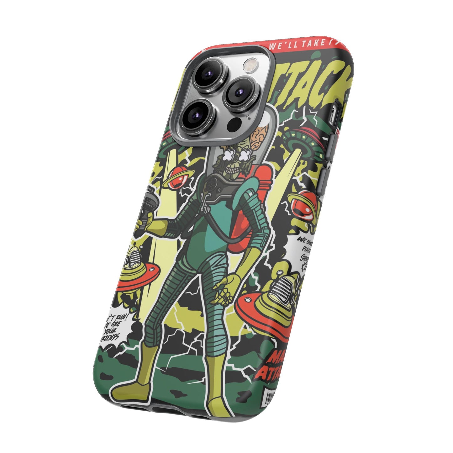 Mars Attack Comic Phone Case