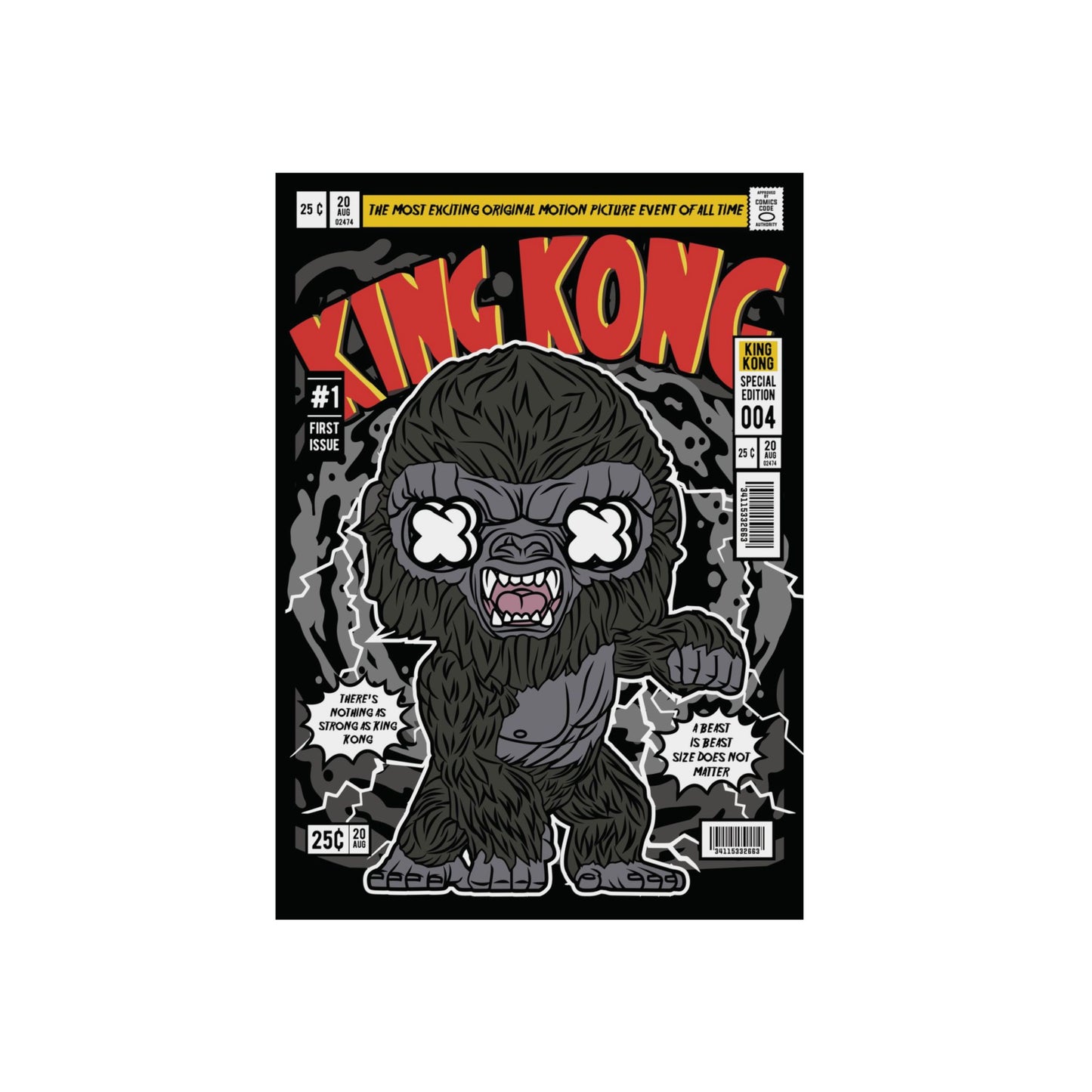 King Kong Metal Poster