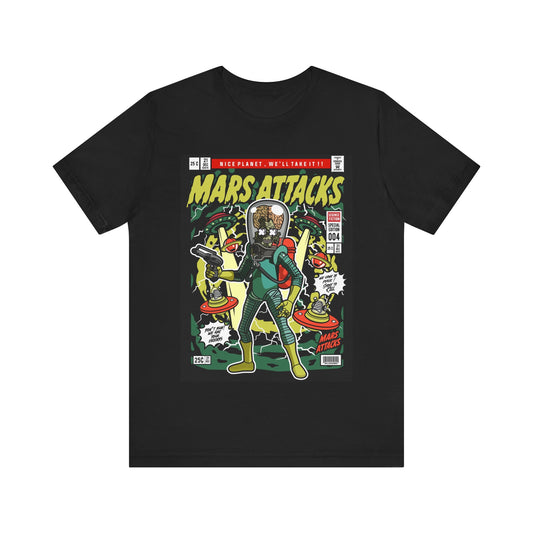 Mars Attack Comic T Shirt
