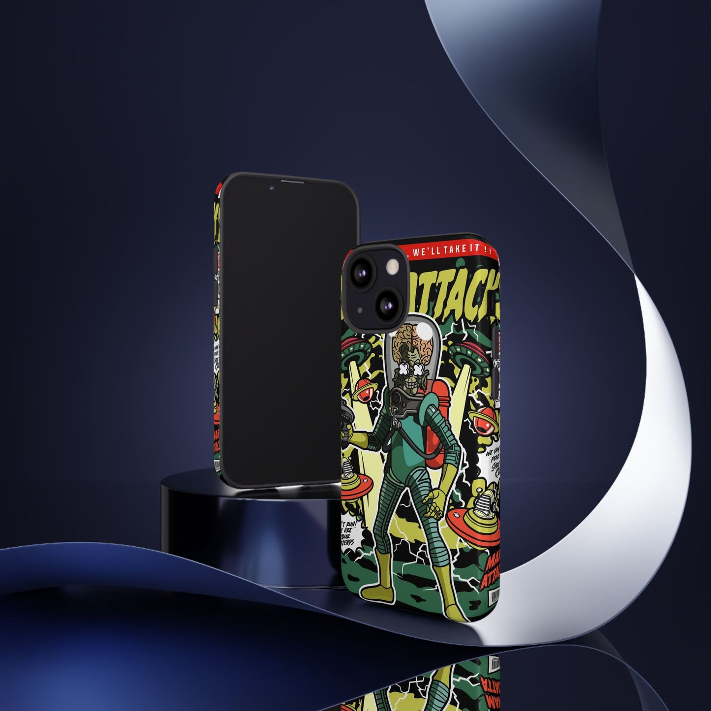 Mars Attack Comic Phone Case