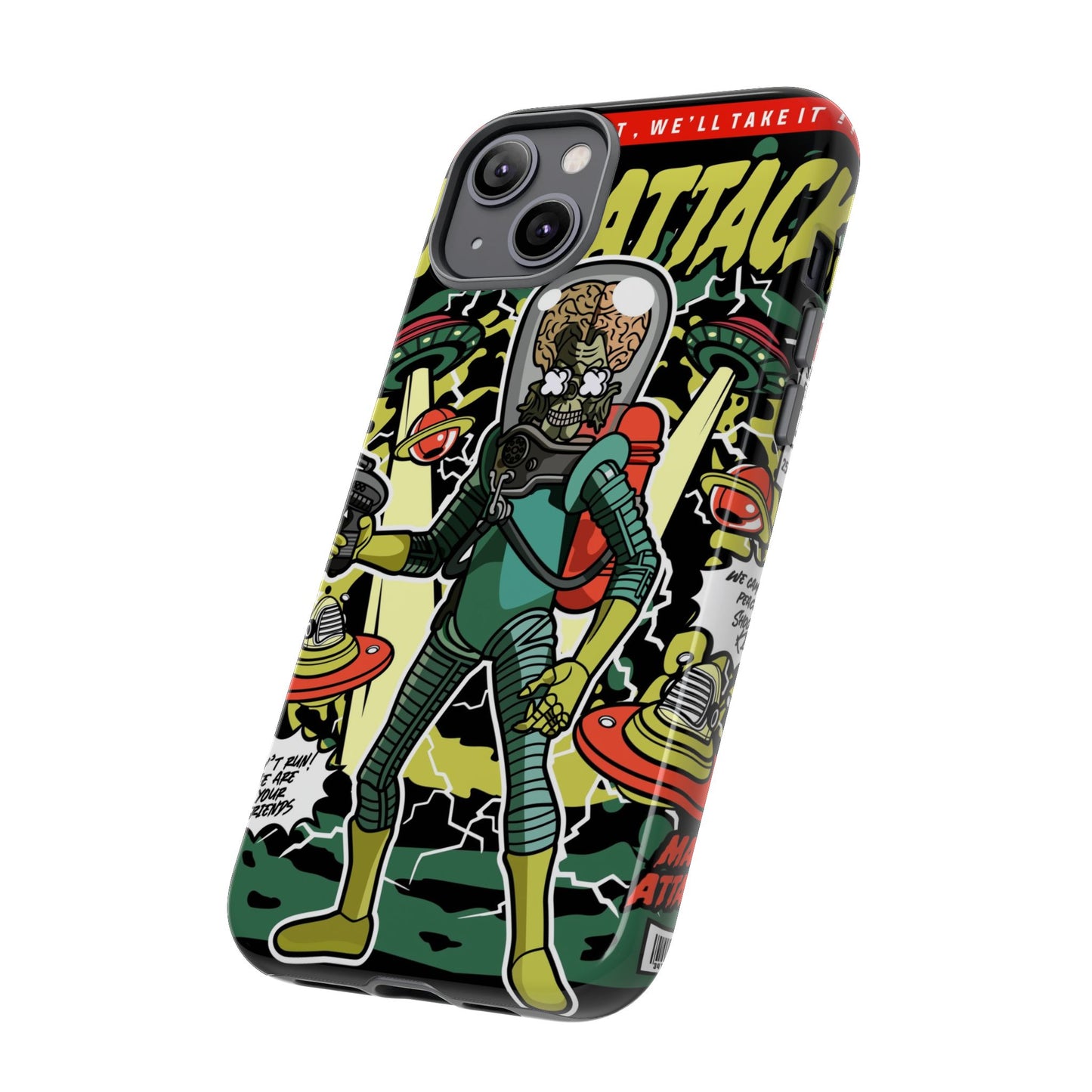 Mars Attack Comic Phone Case