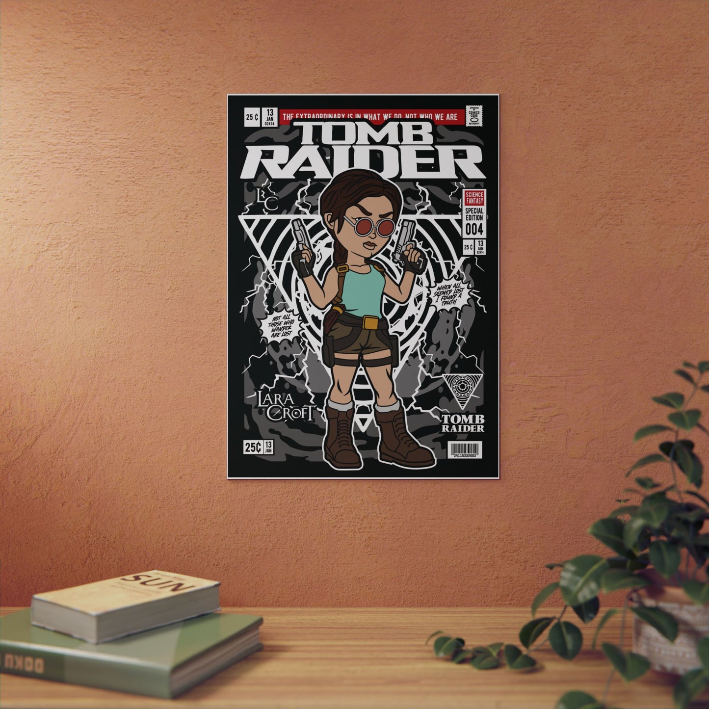 Tomb Raider Metal Poster