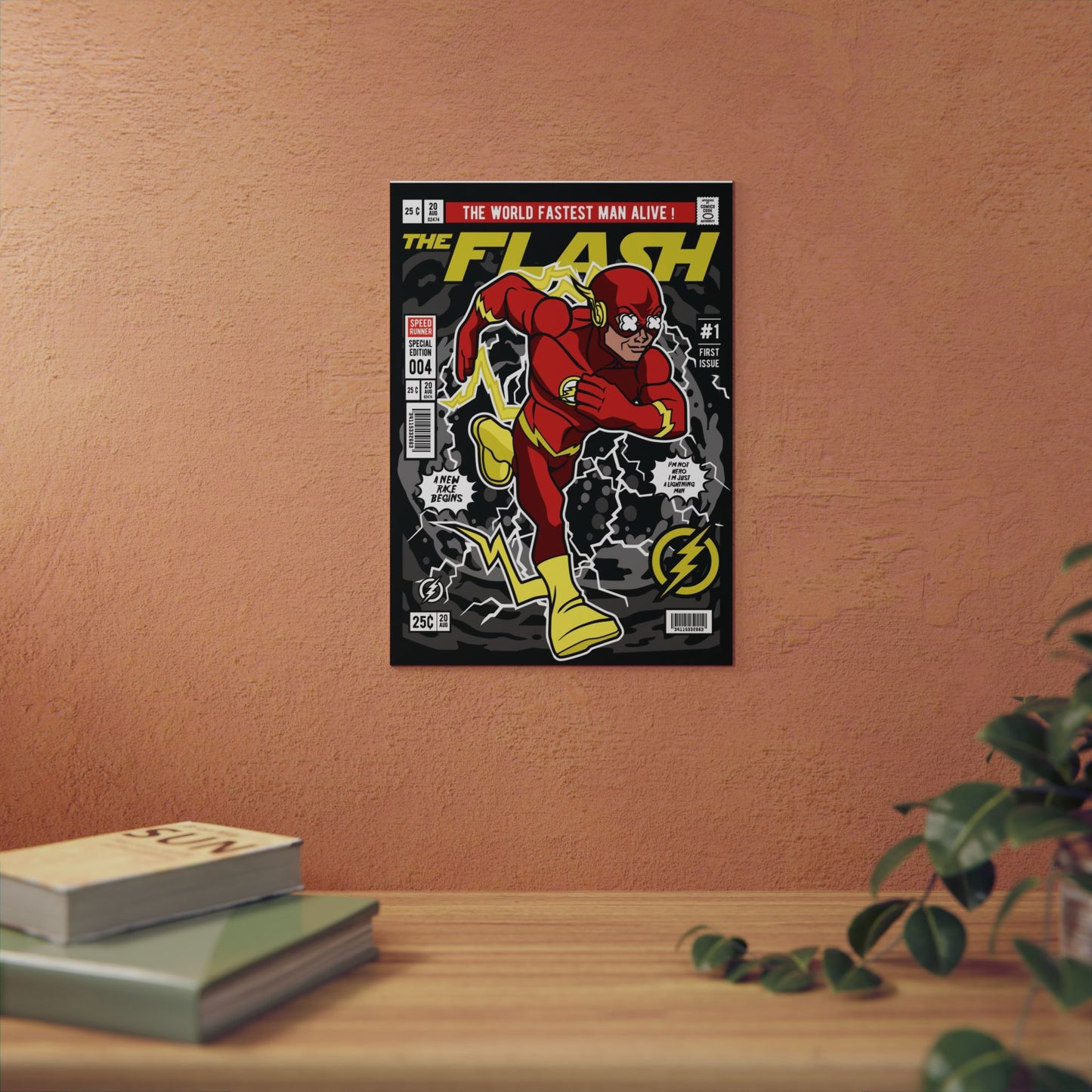 The Flash Metal Poster