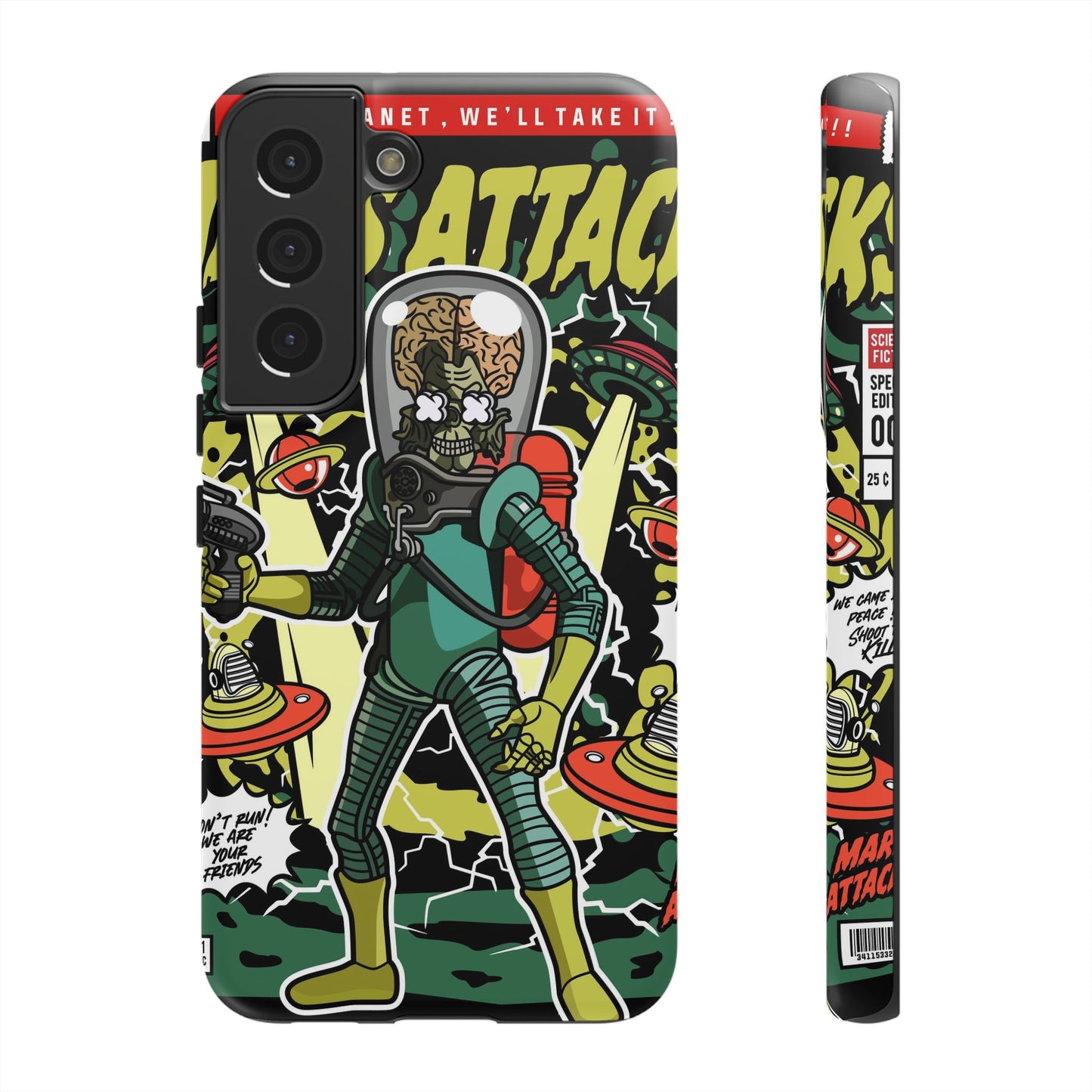 Mars Attack Comic Phone Case