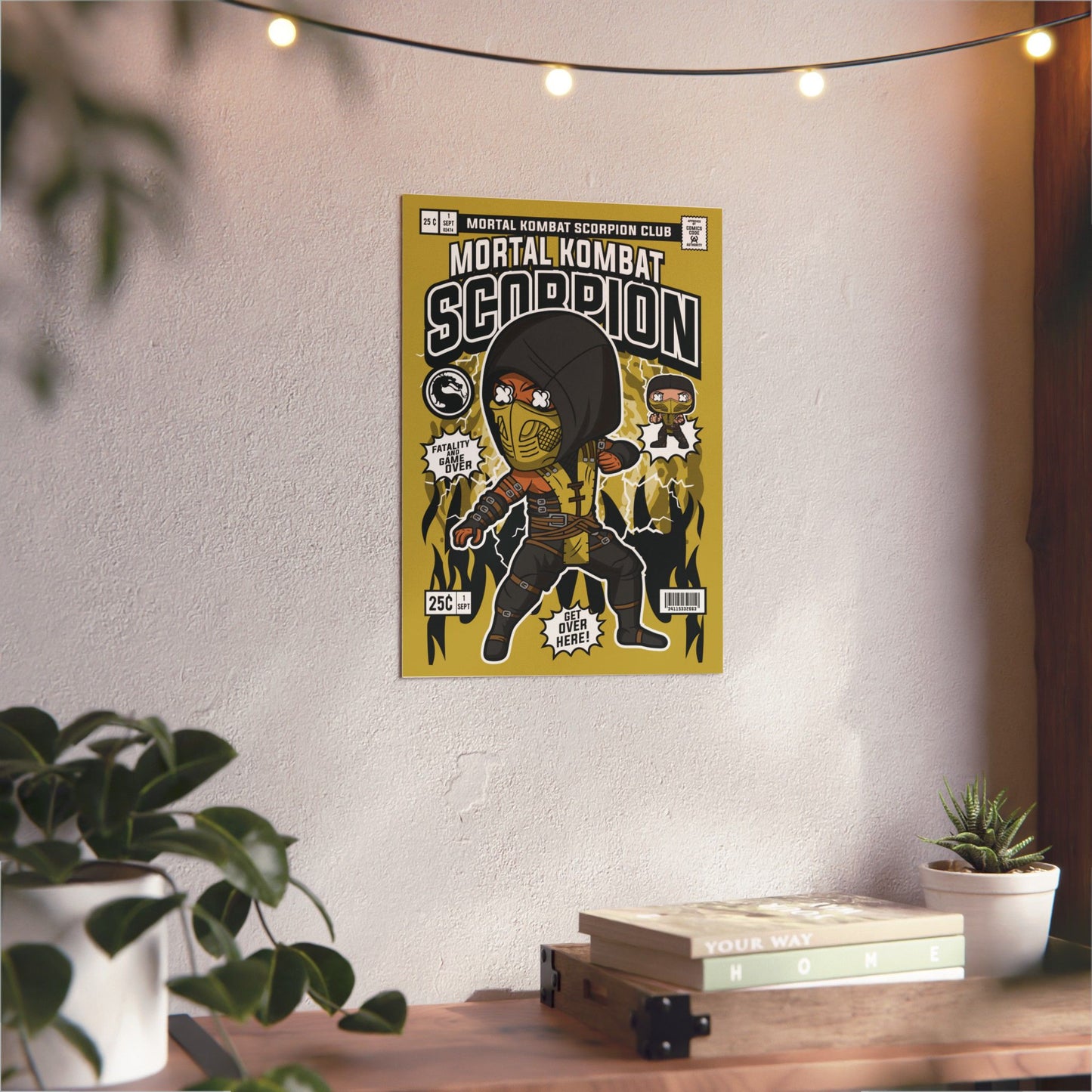 Scorpion Metal Poster