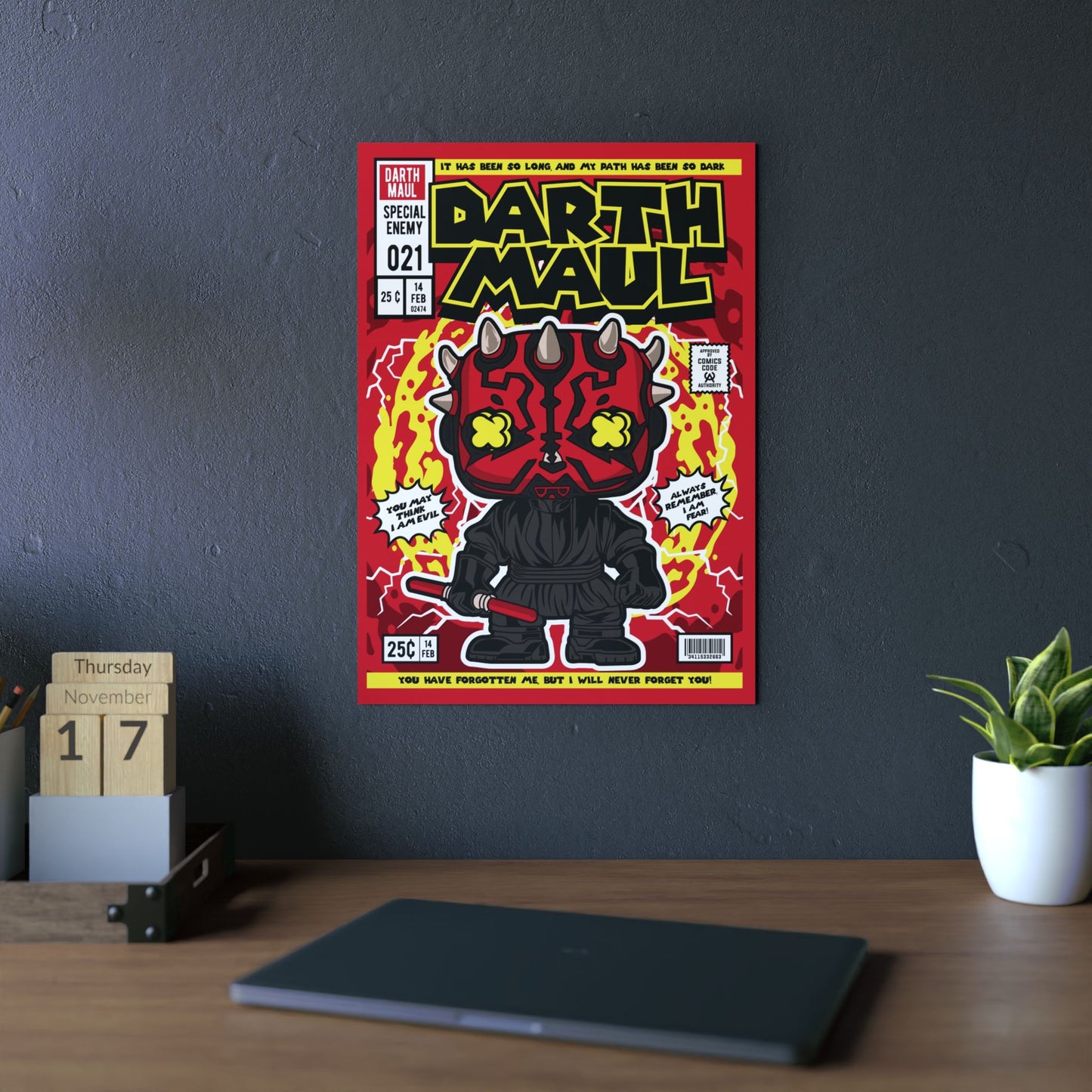 Darth Maul Metal Poster