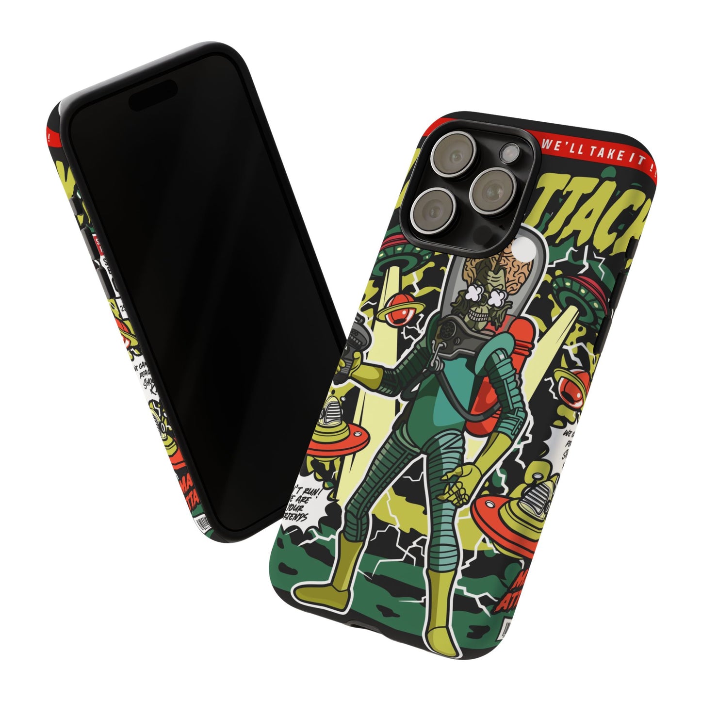 Mars Attack Comic Phone Case