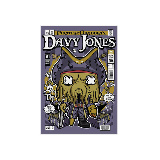 Davy Jones Metal Poster