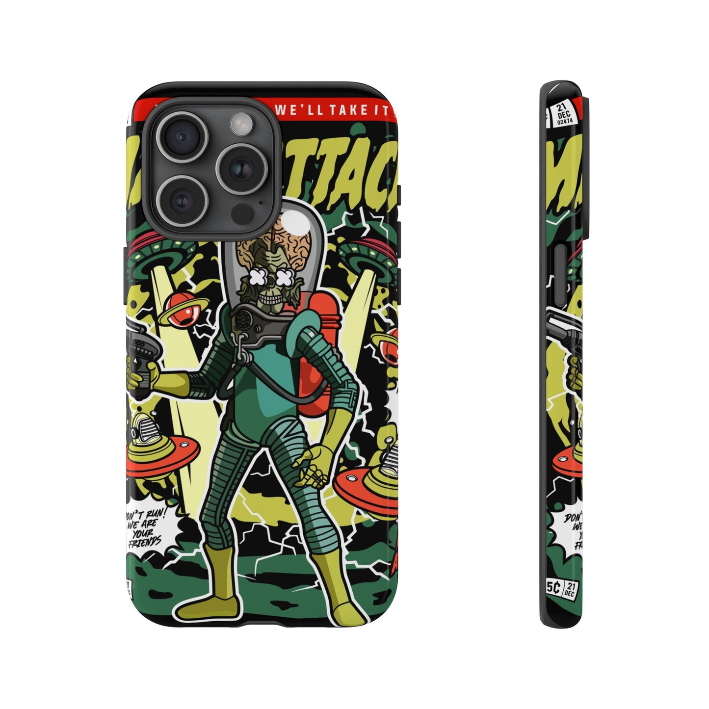 Mars Attack Comic Phone Case