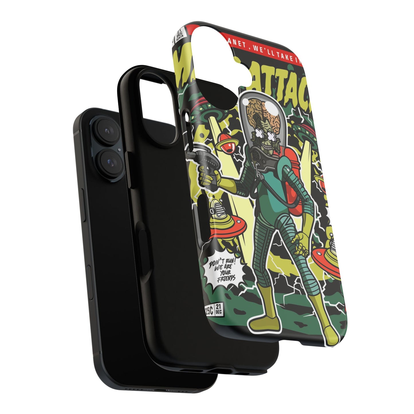 Mars Attack Comic Phone Case