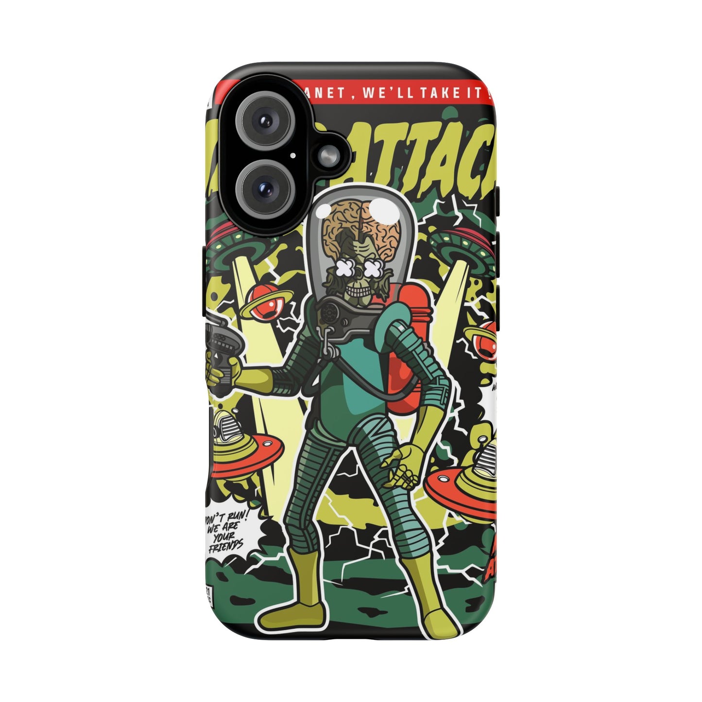 Mars Attack Comic Phone Case