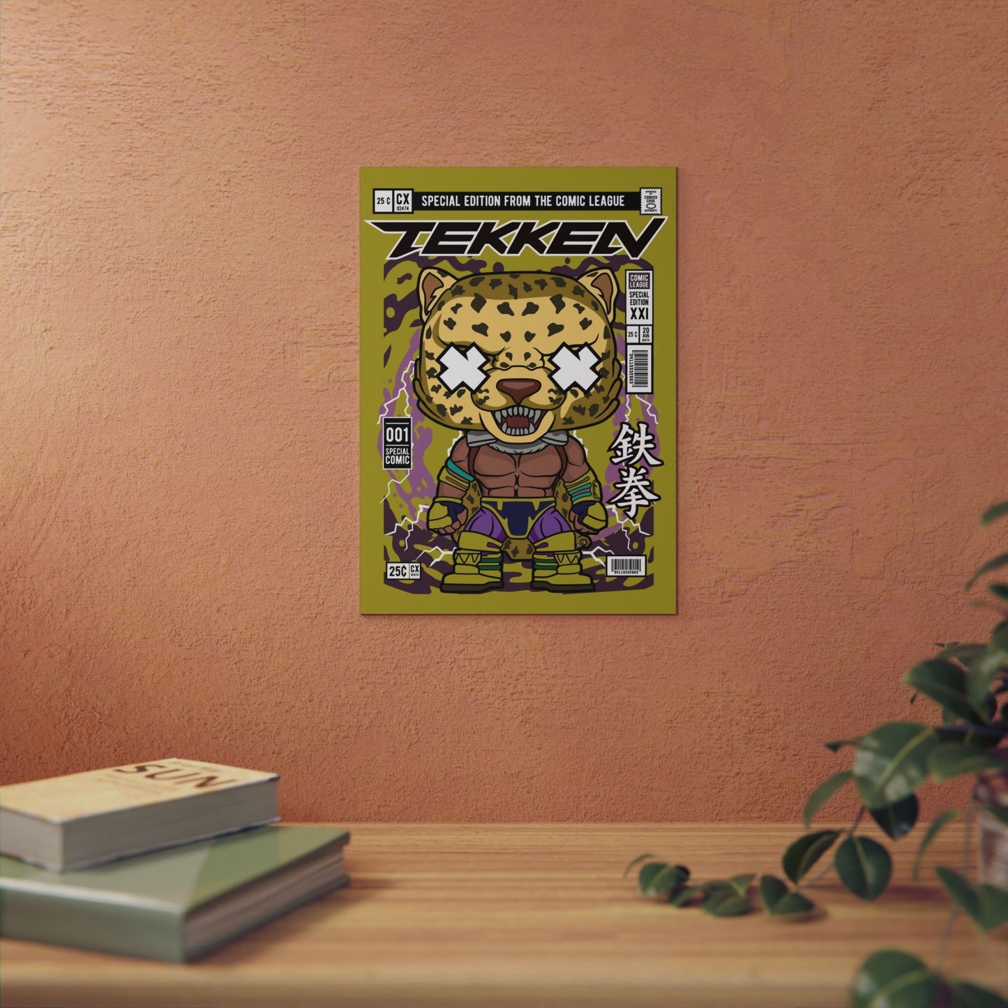 King Tekken Metal Poster