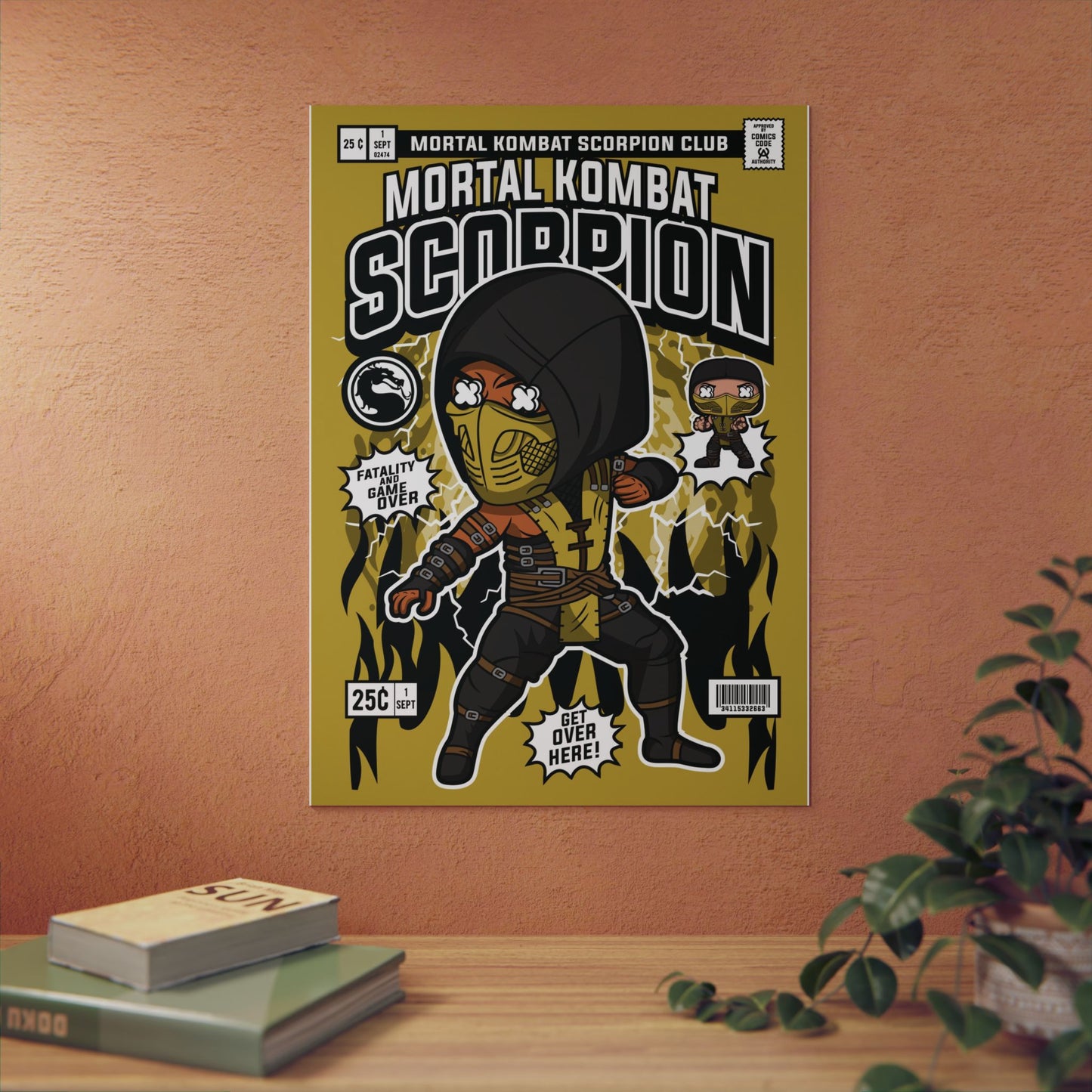 Scorpion Metal Poster
