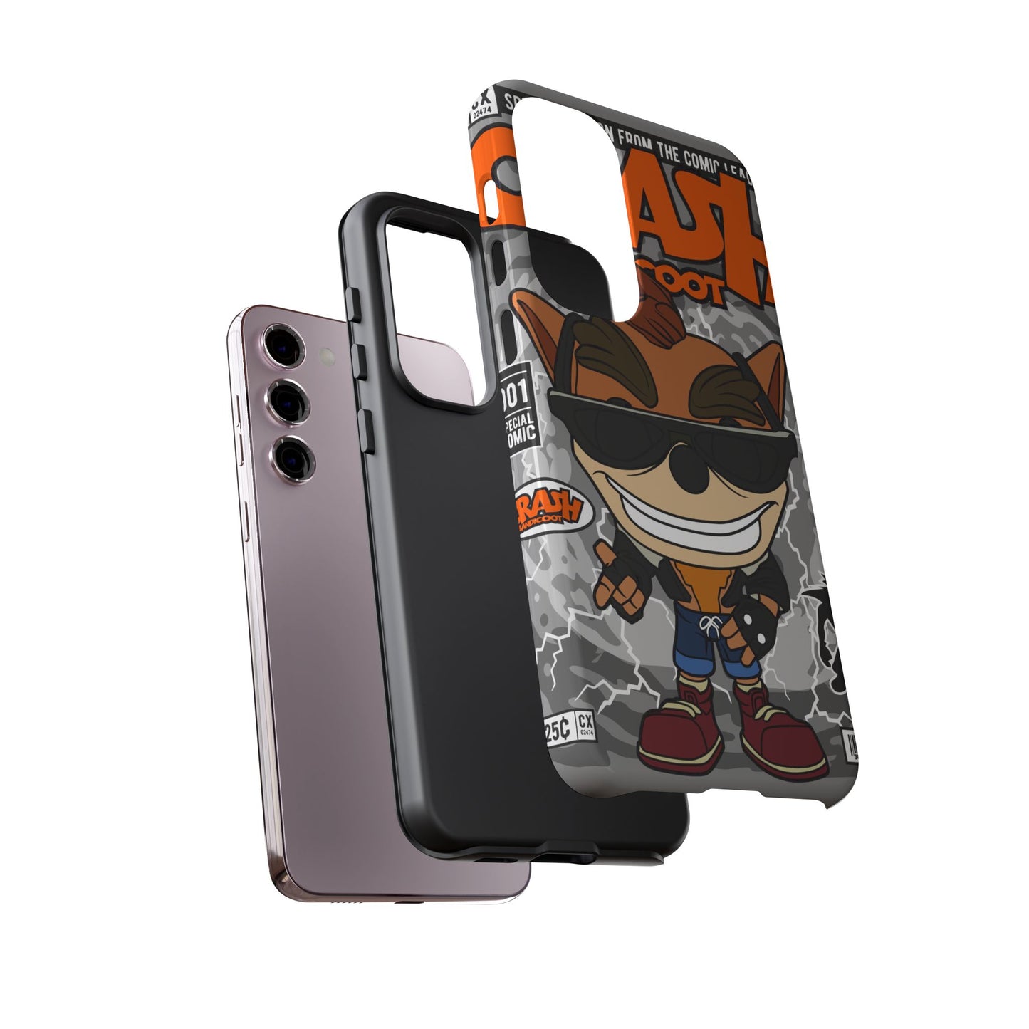 Biker Crash Phone Case