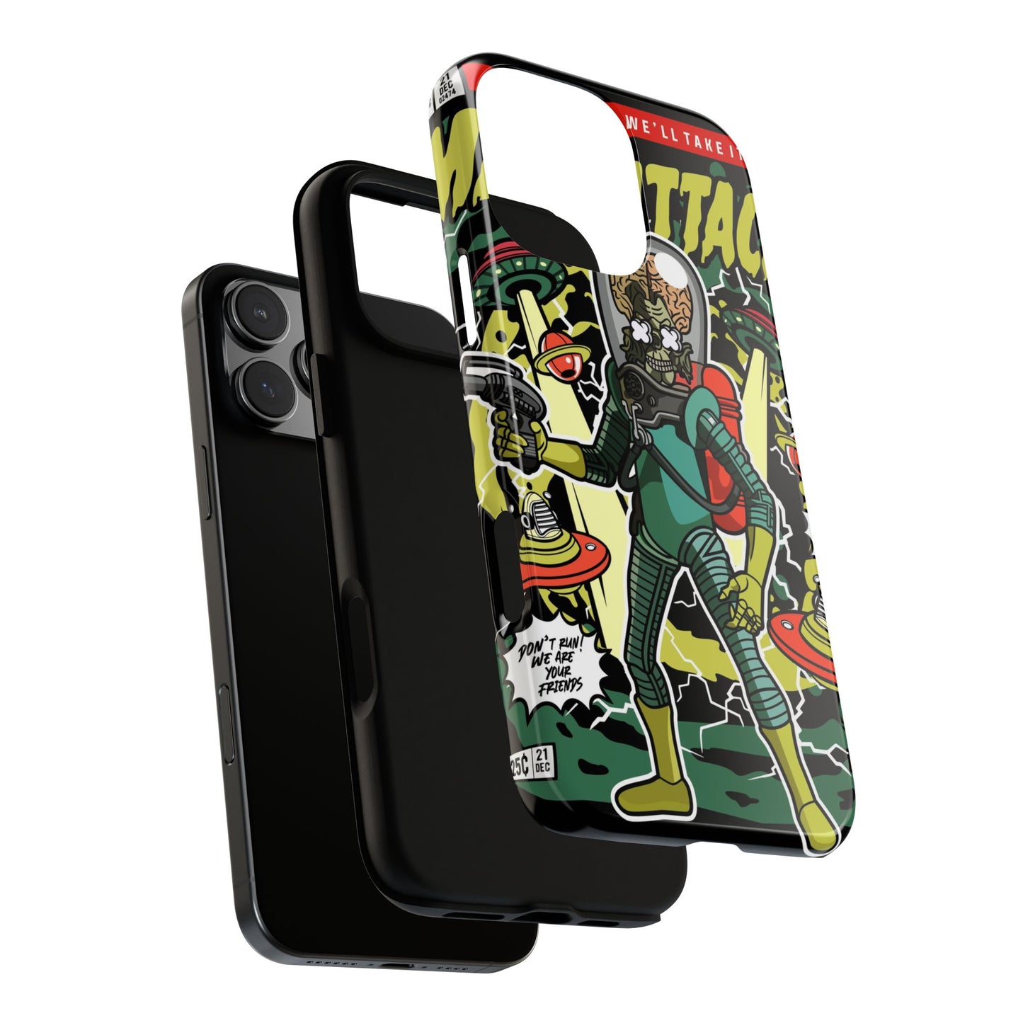 Mars Attack Comic Phone Case