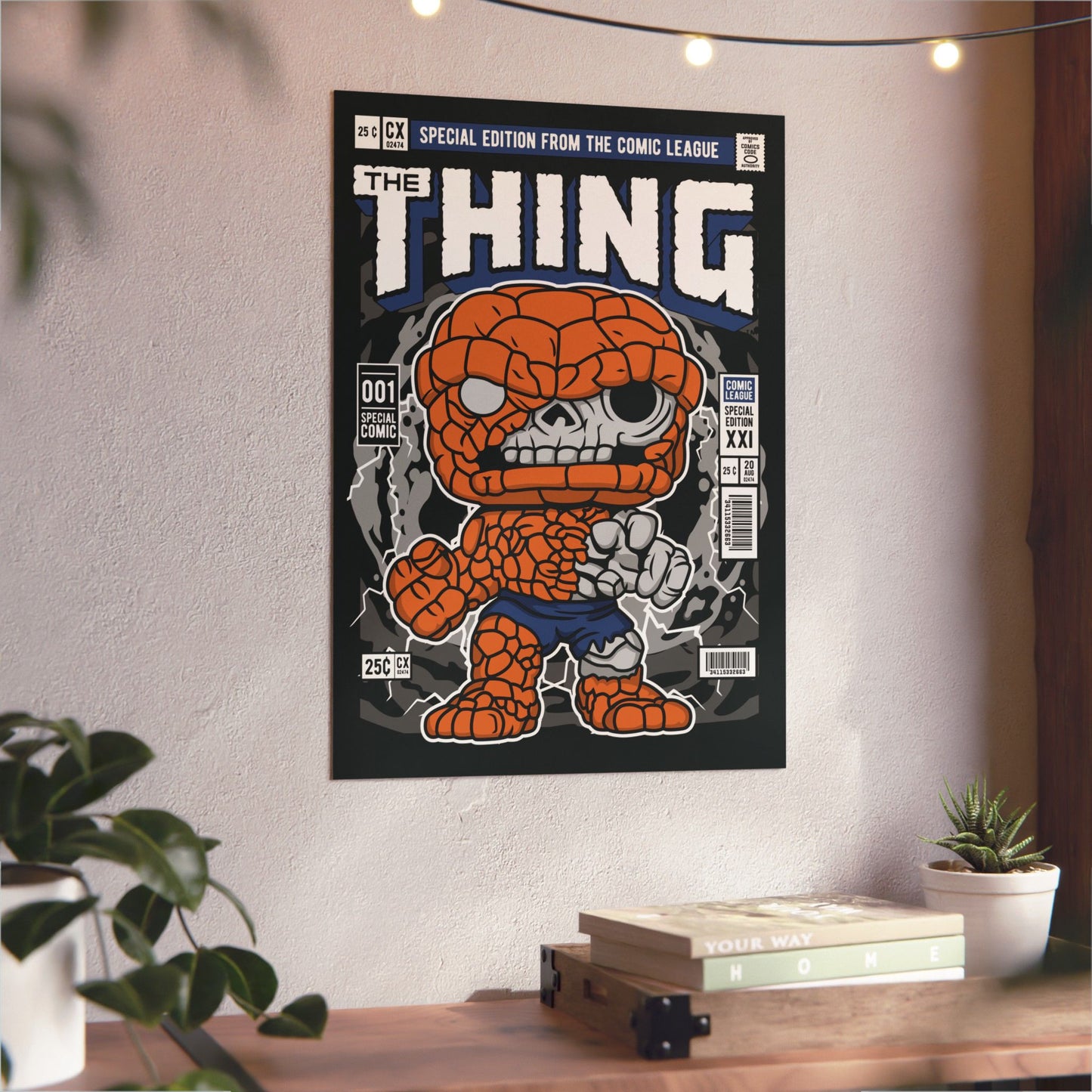 The Thing - Zombie Metal Poster
