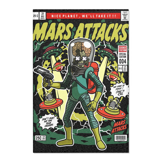 Mars Attack Comic Rug