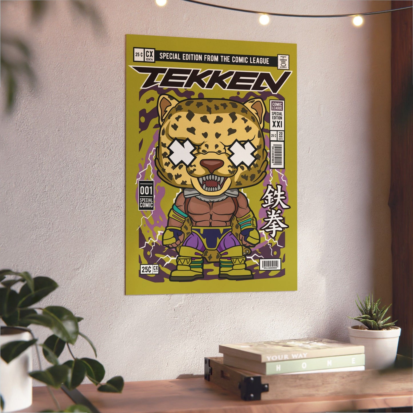 King Tekken Metal Poster