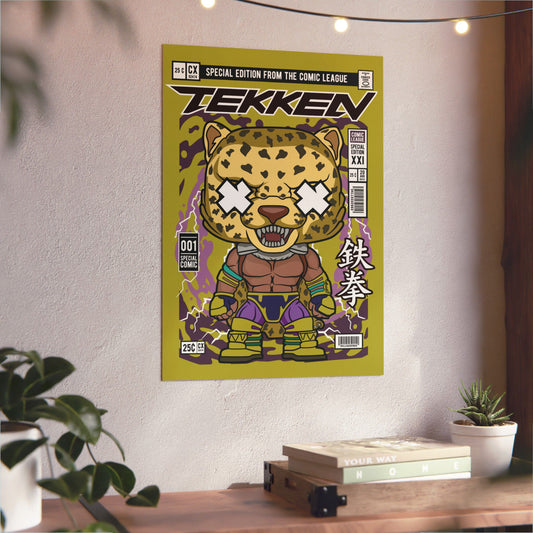 King Tekken Metal Poster