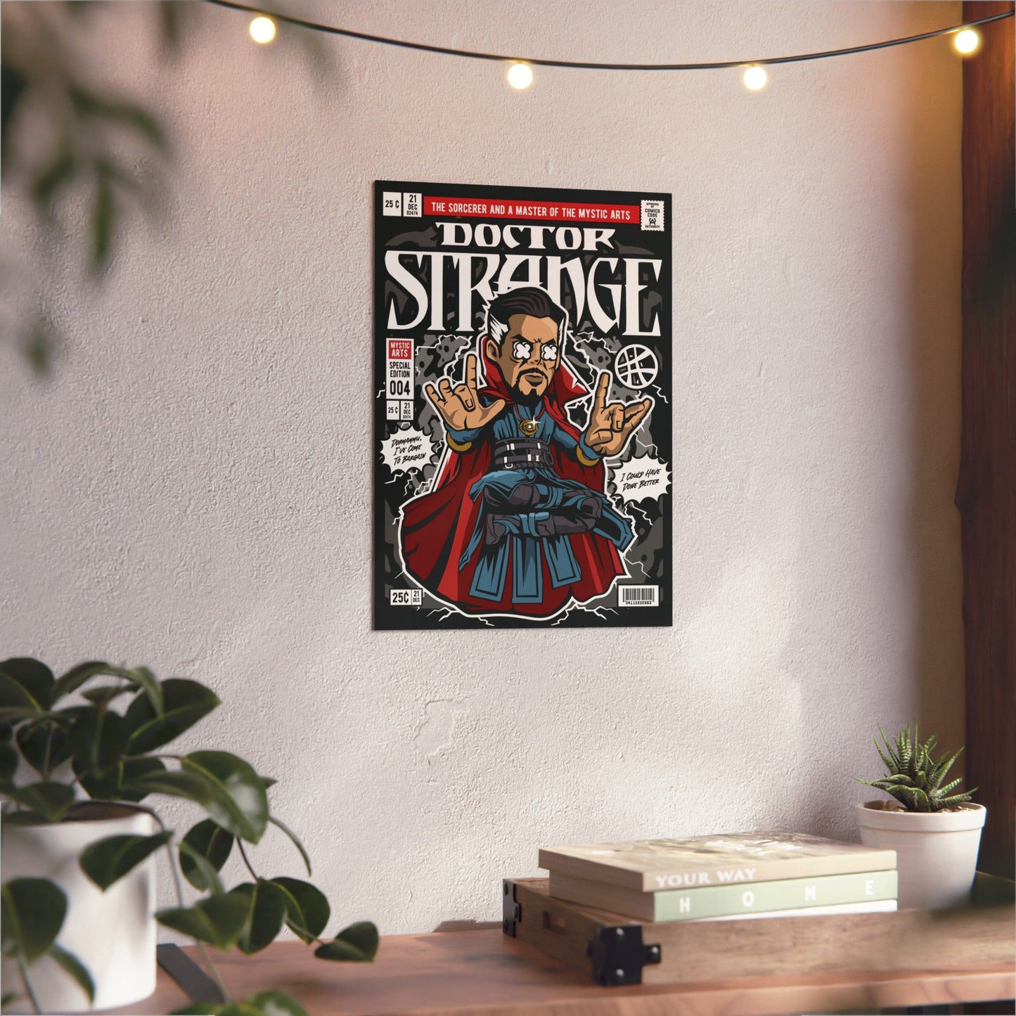 Dr Strange Metal Poster