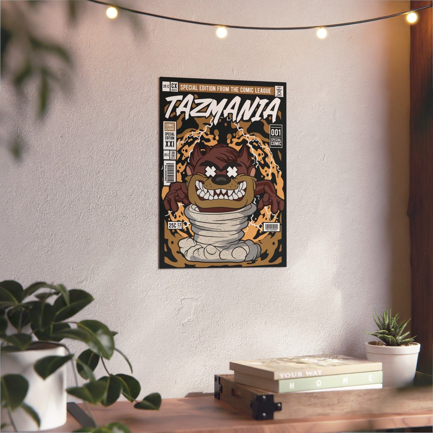 Taz Metal Poster