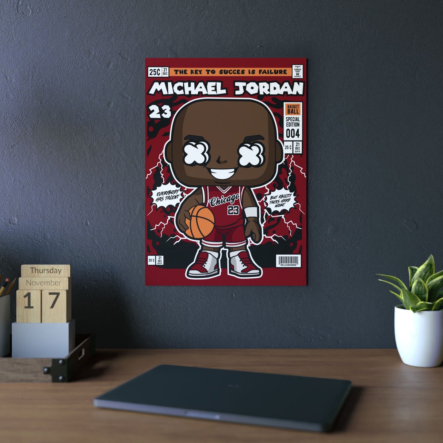Michael Jordan Metal Poster