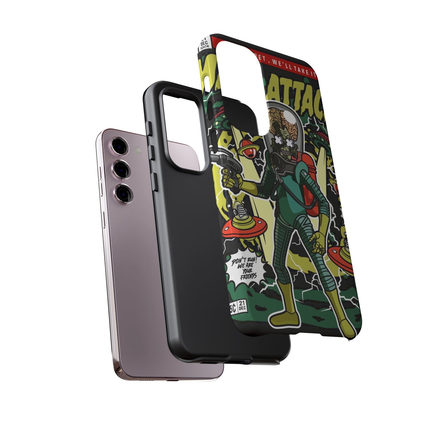 Mars Attack Comic Phone Case