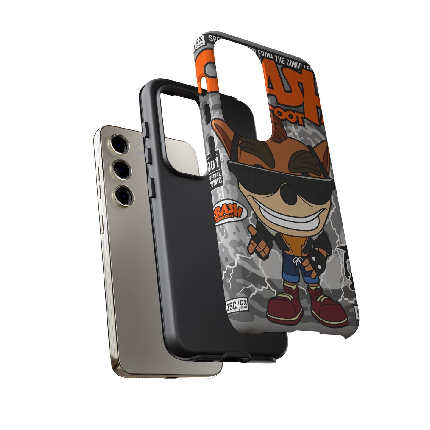 Biker Crash Phone Case